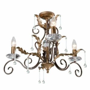 Amarilli-kattokruunu, asennus myös suoraan kattoon