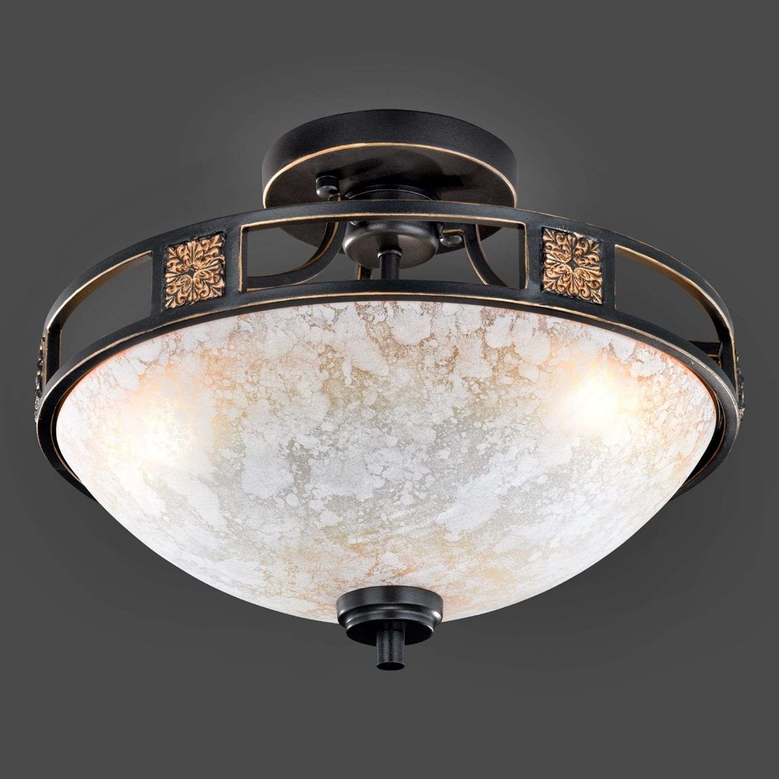 Antiikkityylinen kattovalaisin Caecilia, 42 cm