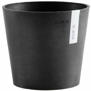 Ecopots Amsterdam mini ruukku 17 cm tummanharmaa