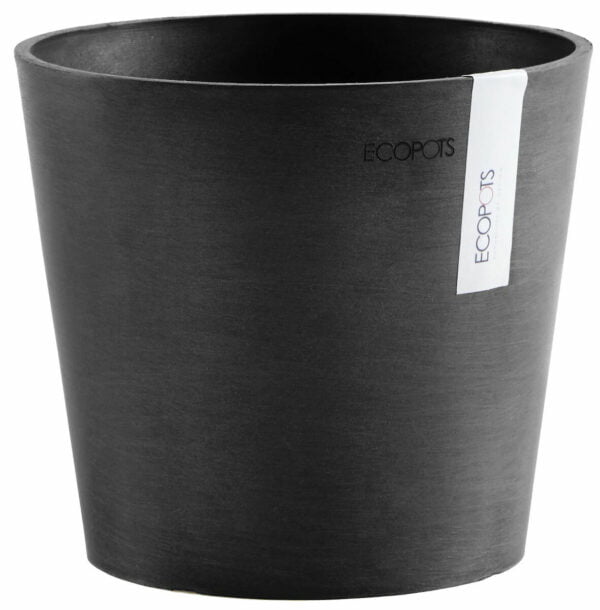 Ecopots Amsterdam mini ruukku 17 cm tummanharmaa