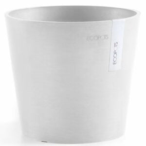 Ecopots Amsterdam ruukku 20 cm valkoinen