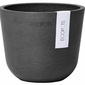 Ecopots Oslo mini ruukku Ø11,5 cm tummanharmaa