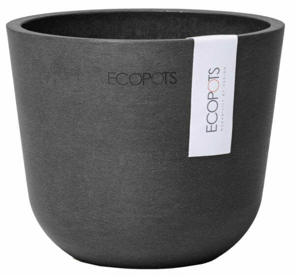 Ecopots Oslo mini ruukku Ø11,5 cm tummanharmaa