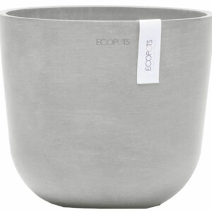 Ecopots Oslo mini ruukku Ø19 cm valkoharmaa