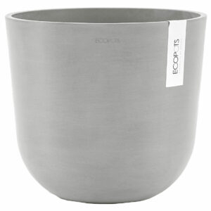 Ecopots Oslo ruukku Ø25 cm valkoharmaa