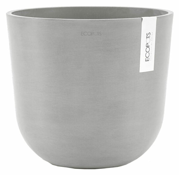 Ecopots Oslo ruukku Ø25 cm valkoharmaa