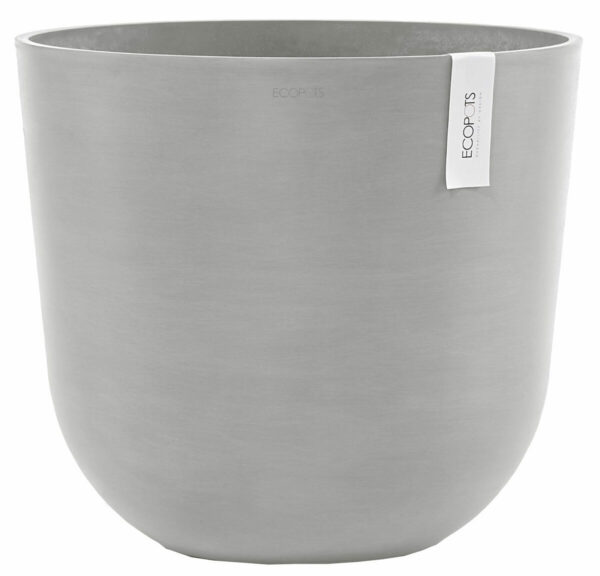 Ecopots Oslo ruukku Ø45 cm valkoharmaa