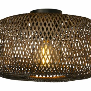 Aneta Lighting Savanna kattoplafondi Ø40 cm ruskea