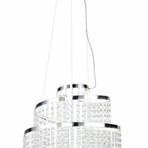 Trio Pomp LED riippuvalaisin Ø38 cm kromi/kirkas