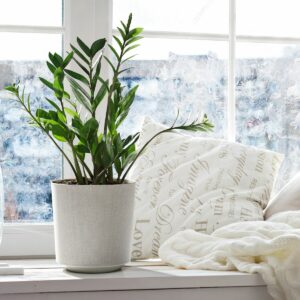 4Living Gama Textil ruukku Ø19 cm luonnonvalkoinen