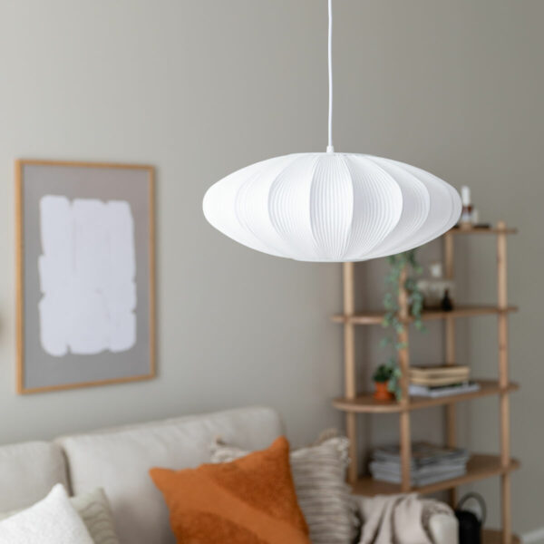 Aneta Lighting Mamsell riippuvalaisin Ø45 cm valkoinen