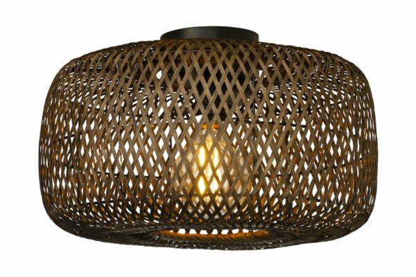 Aneta Lighting Savanna kattoplafondi Ø40 cm ruskea