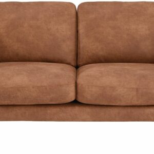 Classic 2-istuttava sohva konjakinruskea, Colorado 03, Jalka J-138 tammi