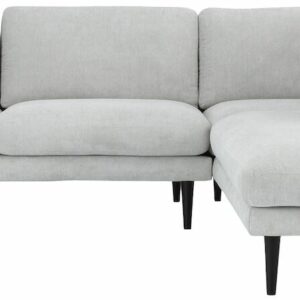 Classic avokulmasohva oikea vaaleanharmaa, Matrix 15, Jalka J-138 musta