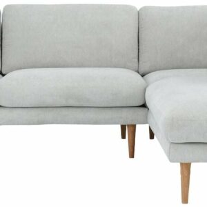 Classic avokulmasohva oikea vaaleanharmaa, Matrix 15, Jalka J-138 tammi