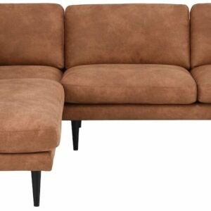 Classic avokulmasohva vasen konjakinruskea, Colorado 03, Jalka J-138 musta
