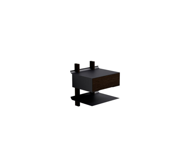 Eva Solo - Smile Bedside Table Shelf Smoked Oak/Black