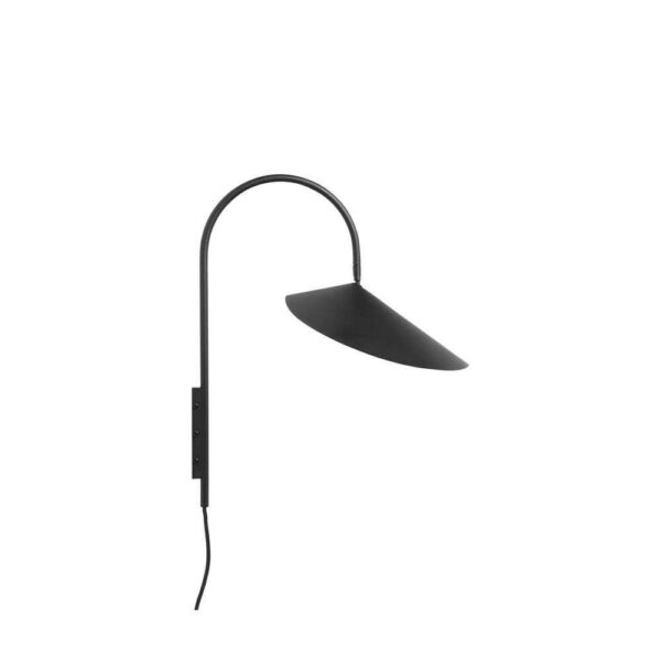 Ferm Living - Arum Swivel Seinävalaisin Black