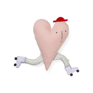 Ferm Living - Heart Cushion Dusty Rose