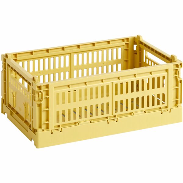 HAY Colour Crate säilytyslaatikko small, dusty yellow