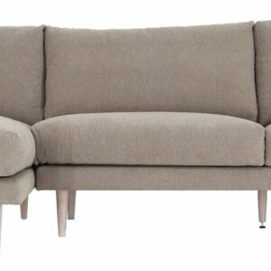 Huurre divaanisohva vasen, Rodeo 204 hiekka, jalka J-138 valkotammi