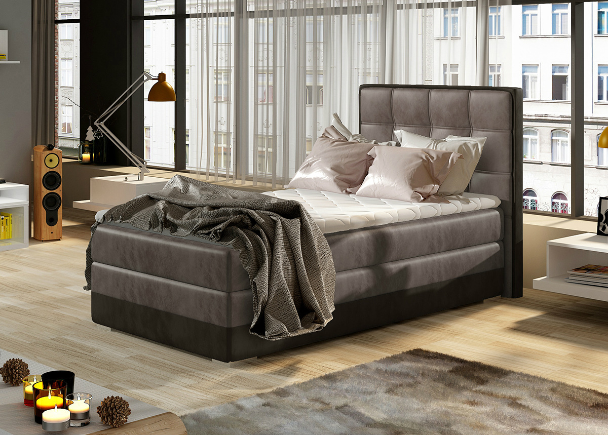 Jenkkisänky vuodevaatelaatikolla Kevin 90x200 cm