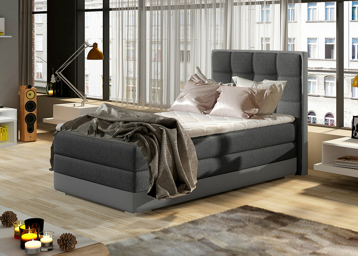 Jenkkisänky vuodevaatelaatikolla Kevin 90x200 cm