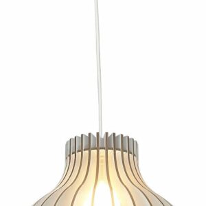 Kaarre riippuvalaisin 30 cm valkoinen