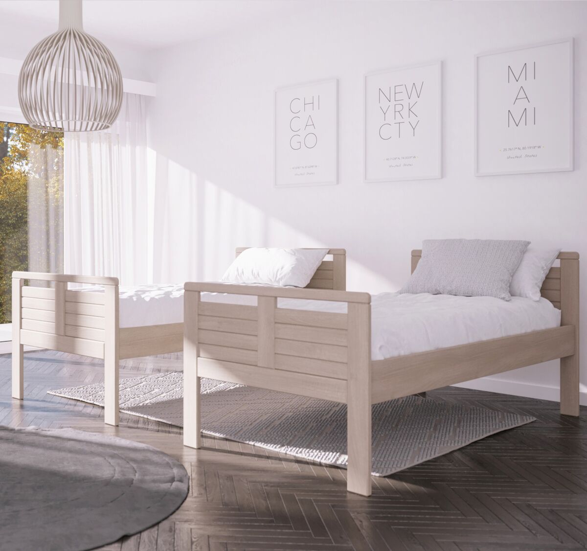 Kiteen Seniori sänky 120x200 cm luonnonväri