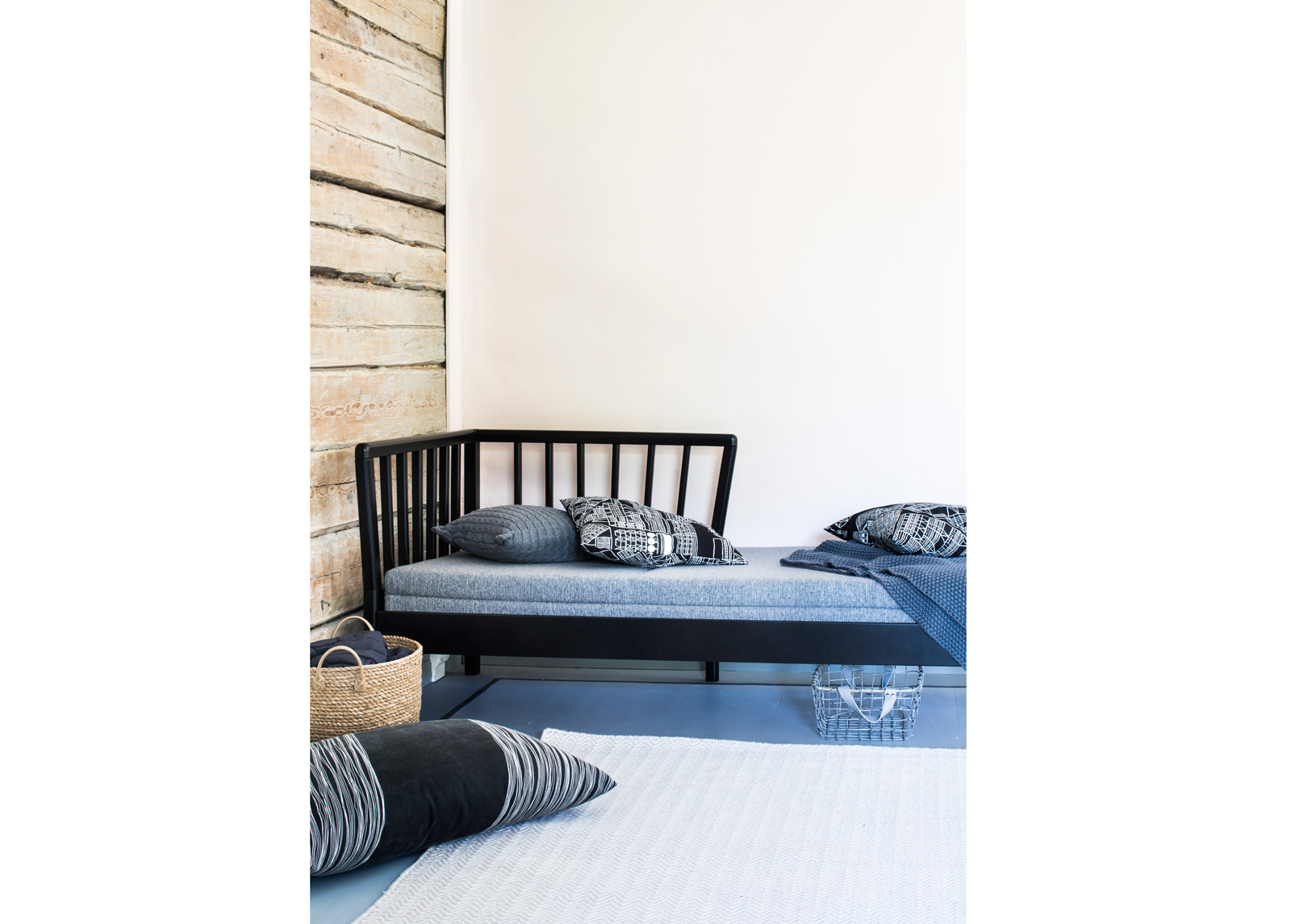 Koivu sänky Franz 190x75/140 cm