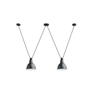 Lampe Gras - 324 XL Riippuvalaisin Round Black Lampe Gras