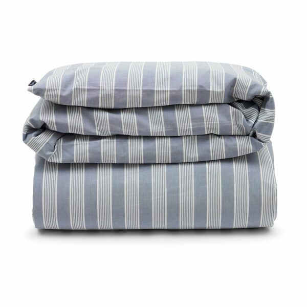 Lexington Striped Lyocell Cotton pussilakana 150x210 cm Blue-white
