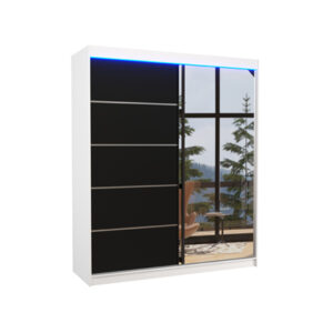 Liukuovikaappi Cabo I 180 cm + LED