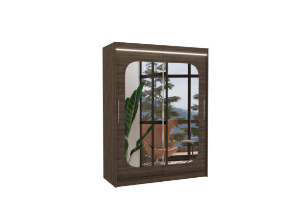 Liukuovikaappi Clarksville I 150 cm + LED