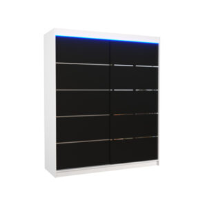 Liukuovikaappi Davi I 180 cm + LED