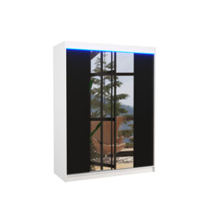 Liukuovikaappi Evely I 150 cm + LED