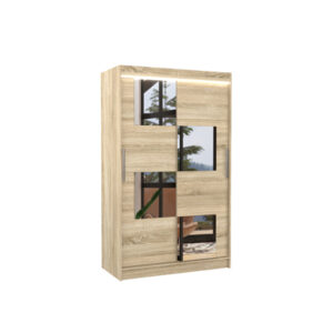 Liukuovikaappi Loca I 120 cm + LED