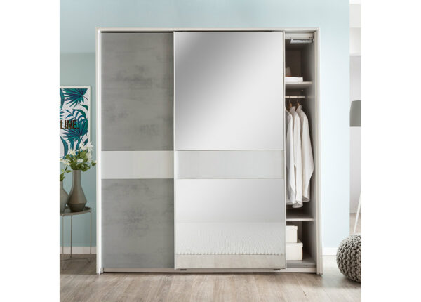 Liukuovikaappi Weimar (raamilla) 140 cm