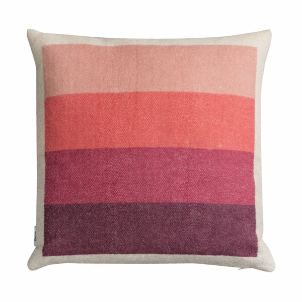 Røros Tweed Åsmund bold tyyny 50x50 cm Pink-green