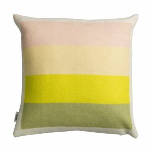 Røros Tweed Åsmund bold tyyny 50x50 cm Yellow-blue