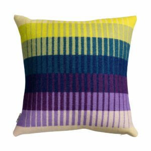 Røros Tweed Åsmund gradient tyyny 50x50 cm Yellow-blue
