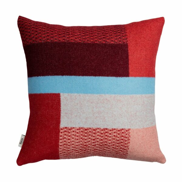 Røros Tweed Mikkel tyyny 50x50 cm Red