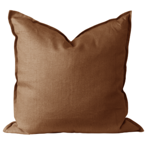 Scandi Living Calm tyynyliina pellava 50x50 cm Almond Brown