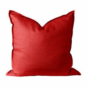 Scandi Living Calm tyynyliina pellava 50x50 cm Red