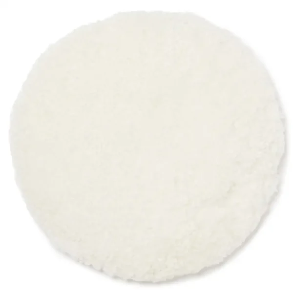 Skinnwille, Curly Istuintyyny ø34 cm White