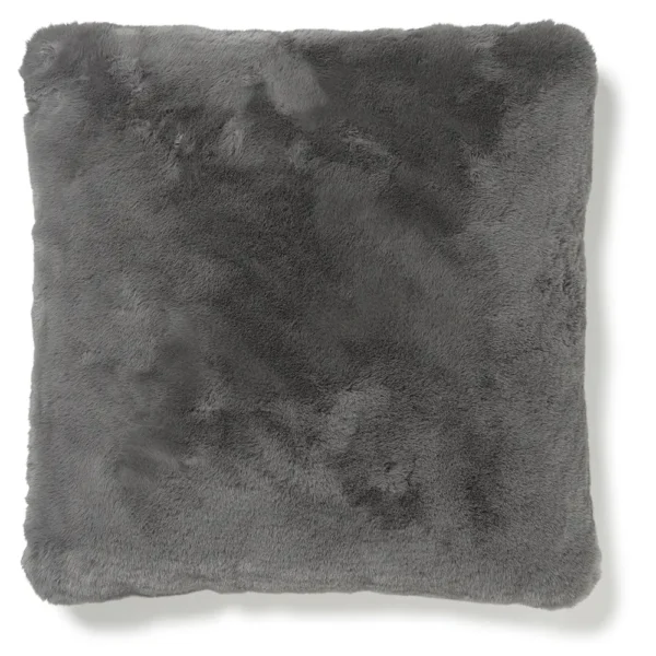 Skinnwille, Fluffy Tyynyliina 45x45 cm Grey