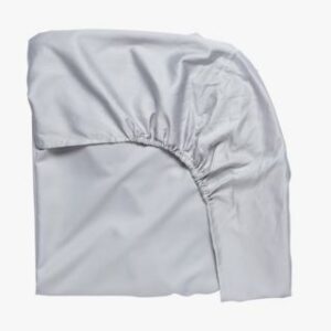 Soft Satin muotoonommeltu aluslakana vaaleanharmaa