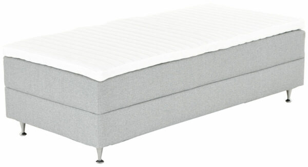 Unia Kulta moottorisänkypaketti 90x200 XL Stylex, shampanja jaloilla, v.harmaa f