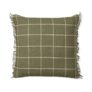ferm LIVING Calm tyynynpäällinen 50x50 cm Oliivi-vaaleanbeige