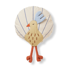 ferm LIVING Peacock tyyny Silver Fern-undyed